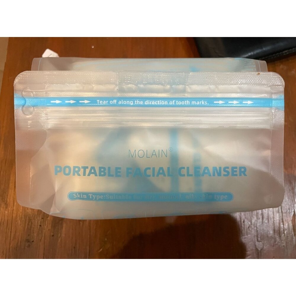 Molain Portable Facial Cleanser Pads (30 Individual Pads)